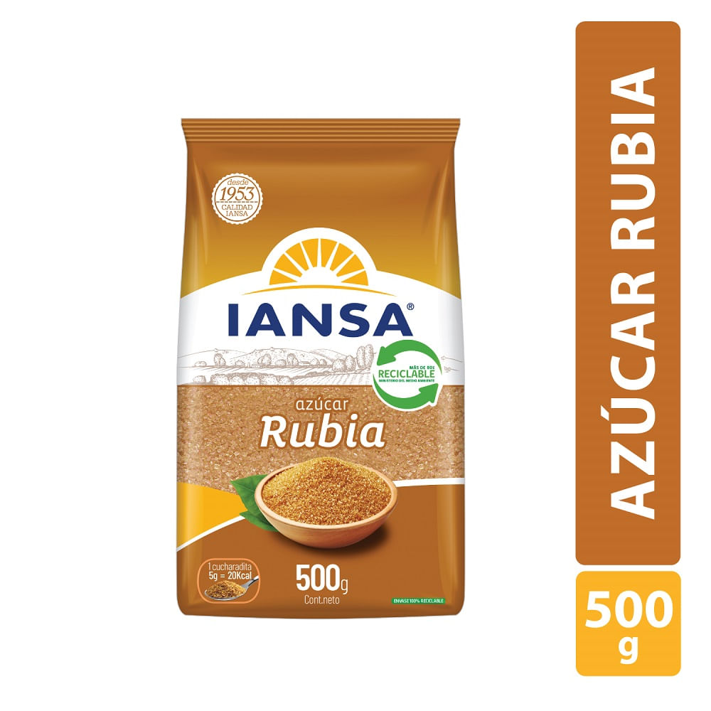 Azucar Iansa Rubia 500 G