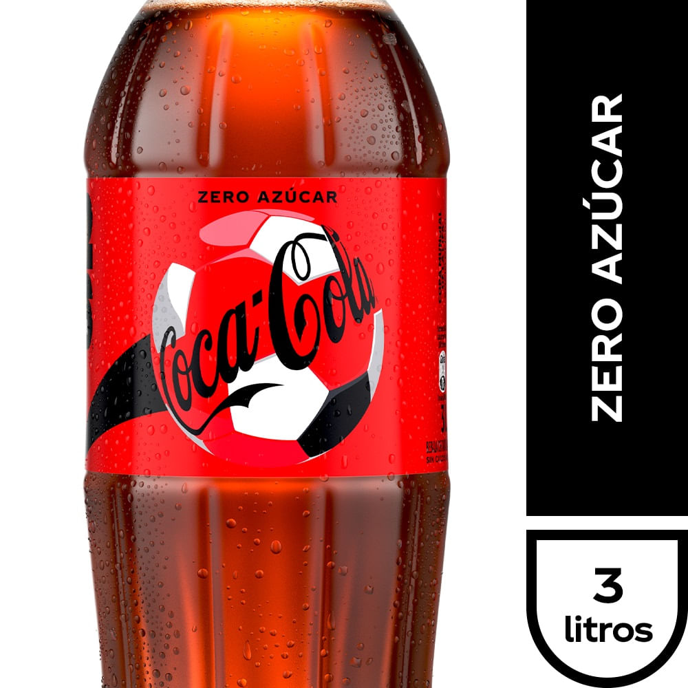 Bebida Coca Cola Zero Desechable 3 L