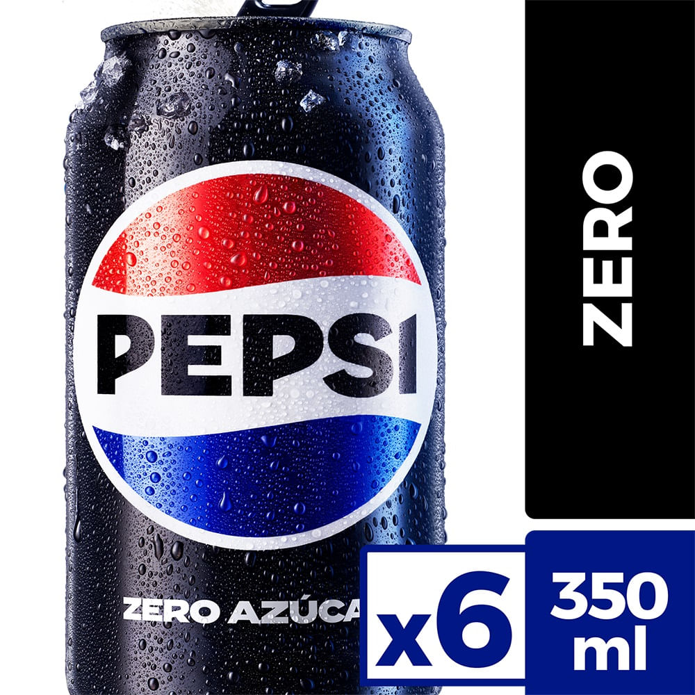 Bebida Pepsi Zero Lata 350 ML