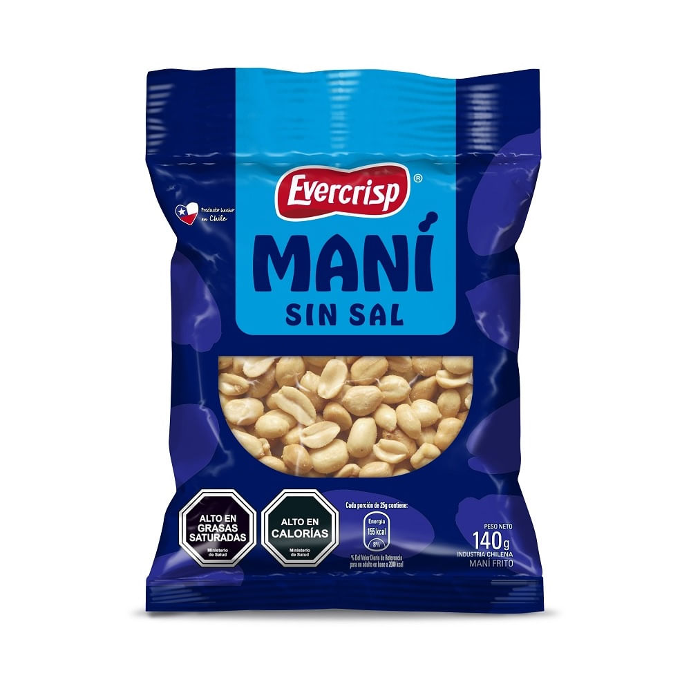 Mani sin Sal 140 G