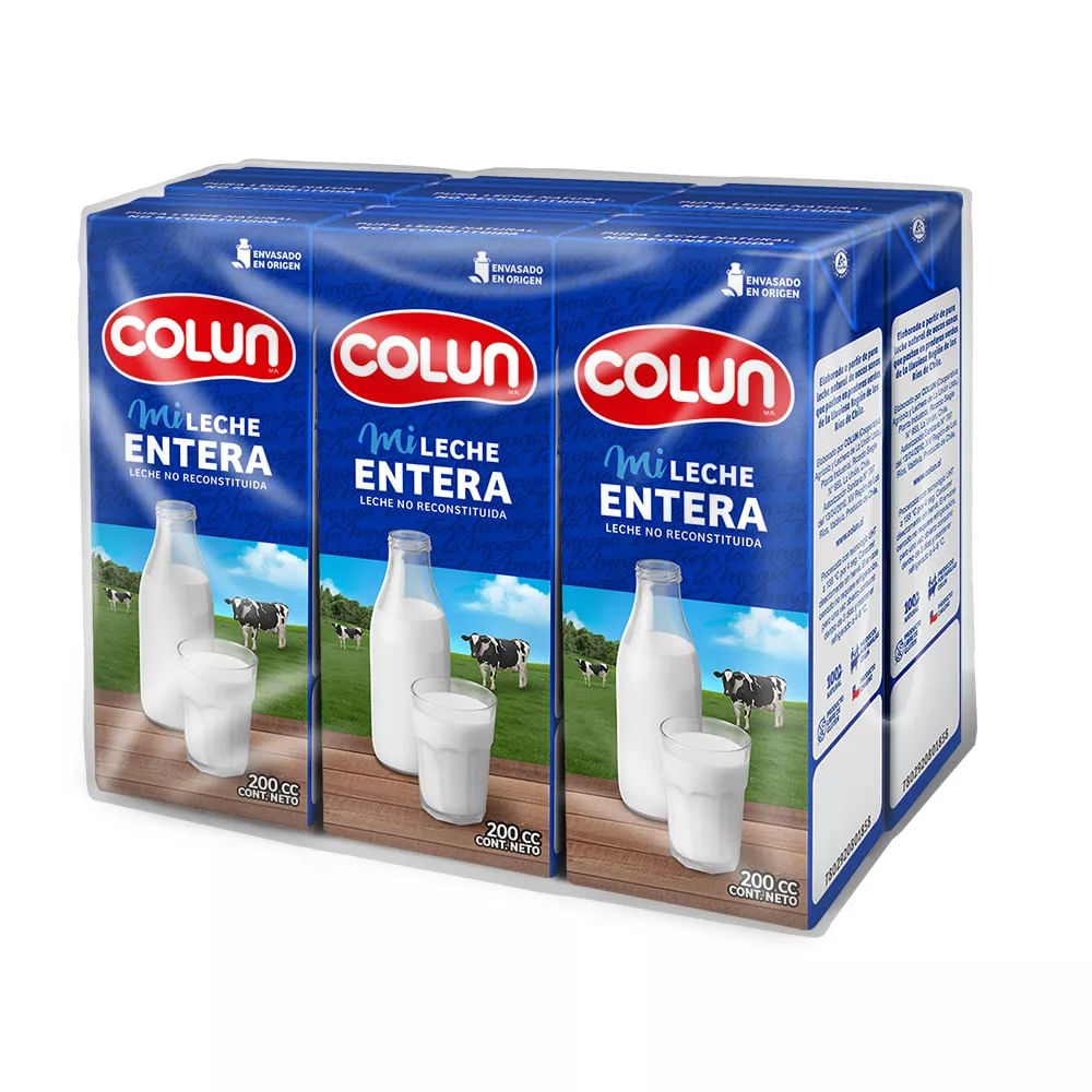 Leche Colun Entera 200 ML