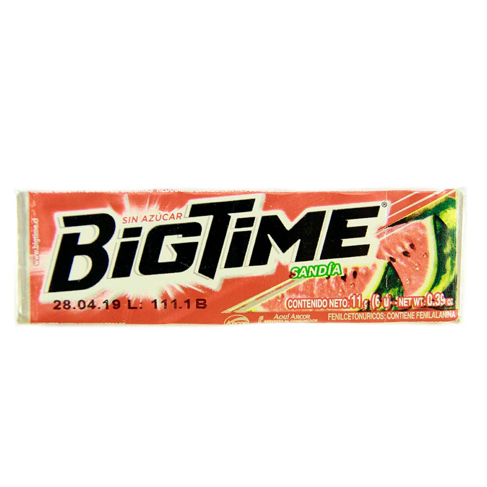 Chicle Bigtime Sandia 11 G