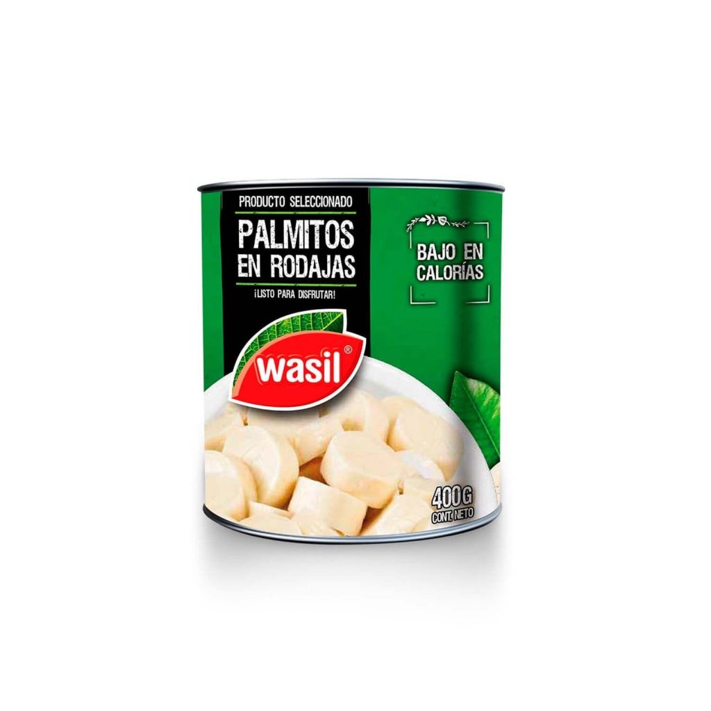 Conserva Palmitos Rodaja Wasil 400 G