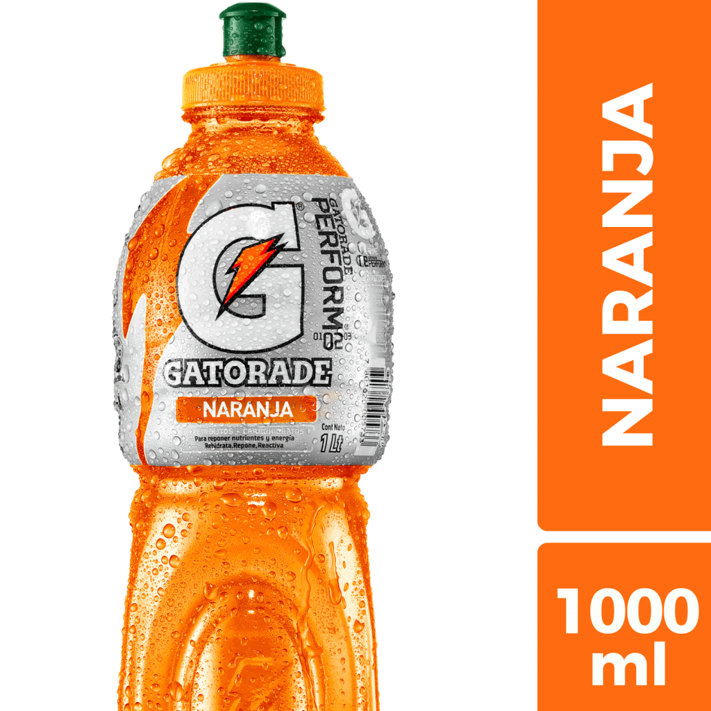 Bebida Isotonica Gatorade Naranja Desechable 1 L