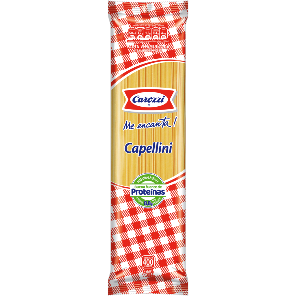 Pastas Carozzi Capellini