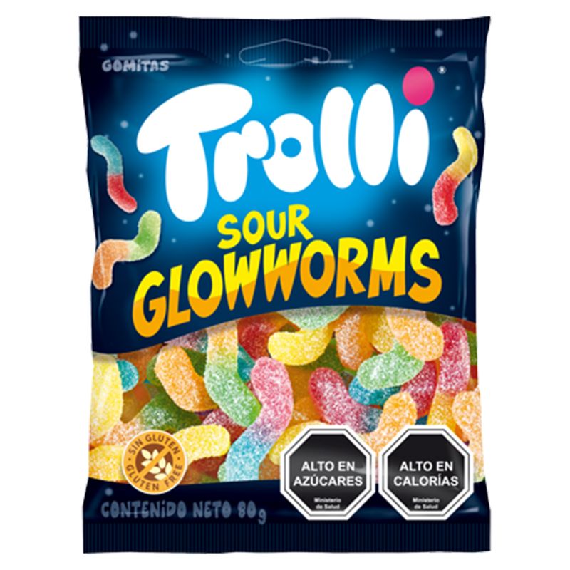 Caramelo Trolli Gomitas Frutillas 80 G