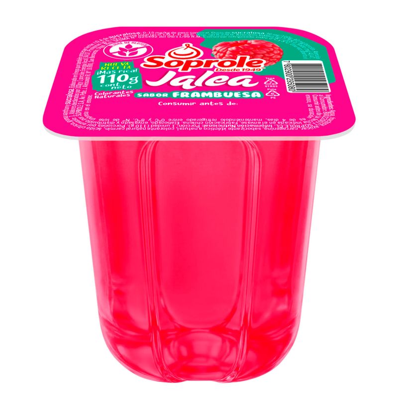 Postre Jalea Soprole Frambuesa 110 G