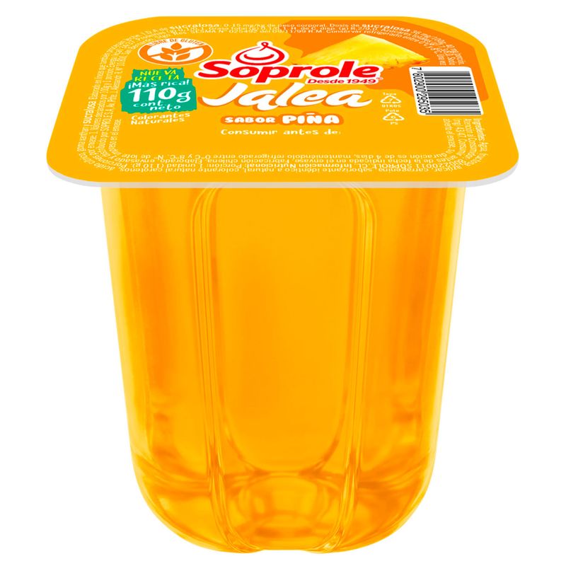 Postre Jalea Soprole Pina 110 G