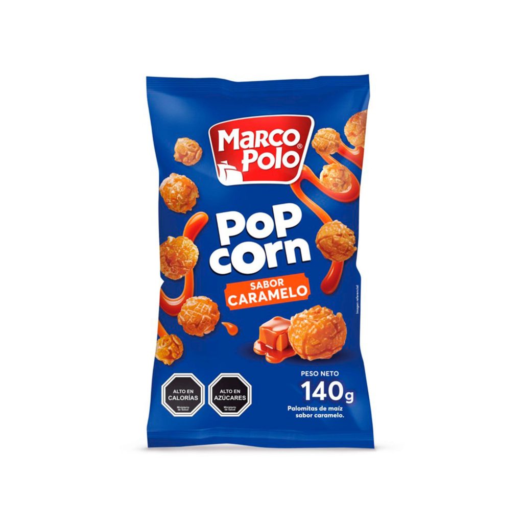 Pop Corn Caramelo Marco Polo 140 G