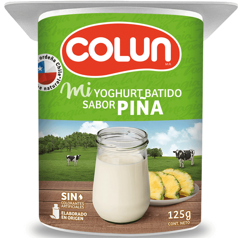 Yogurt Colun Pina 125 G