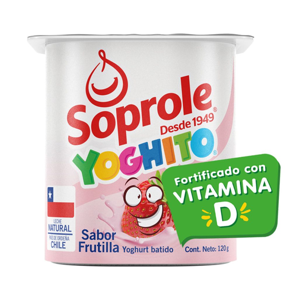 Yogurt Yoghito Soprole Frutilla 120 G