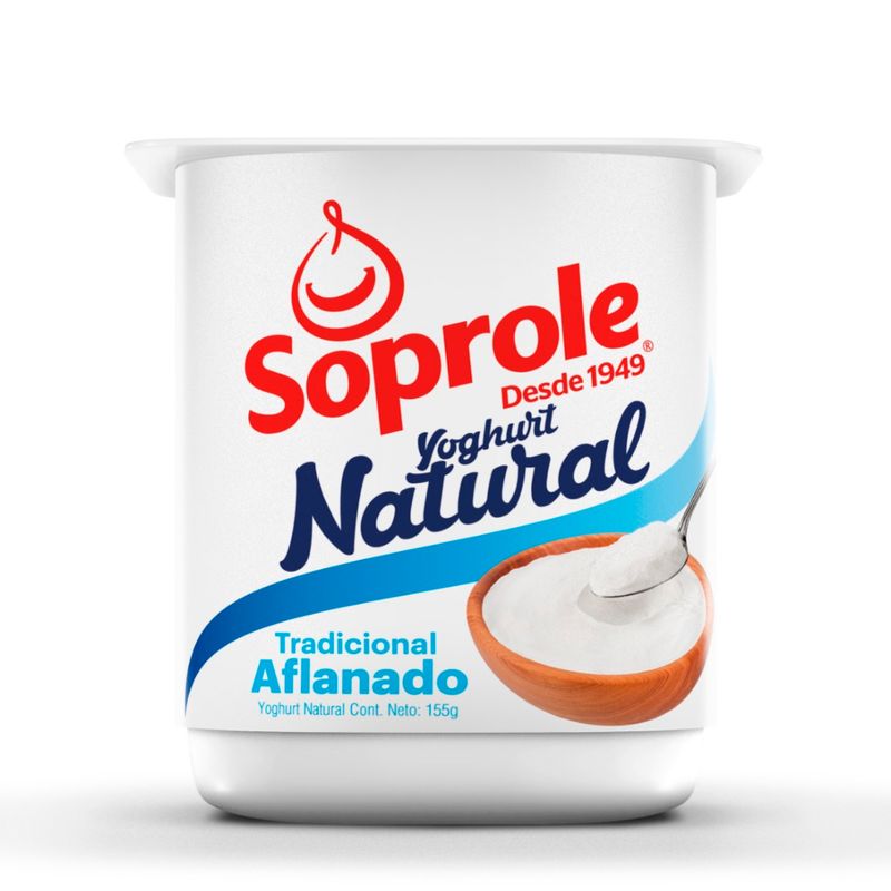 Yogurt Natural Soprole 155 Gr