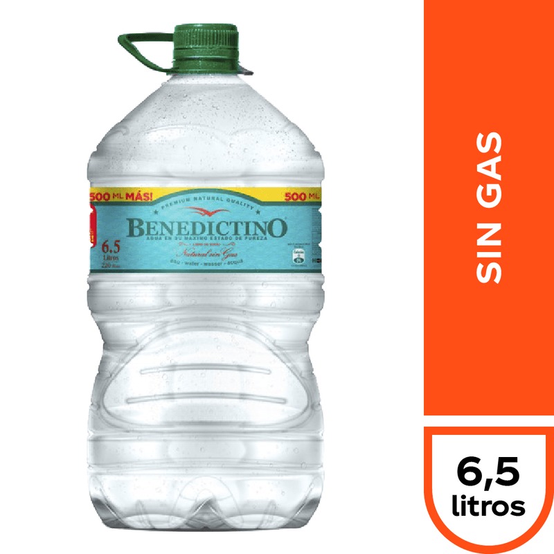 Agua Benedictino 6.5 Lts