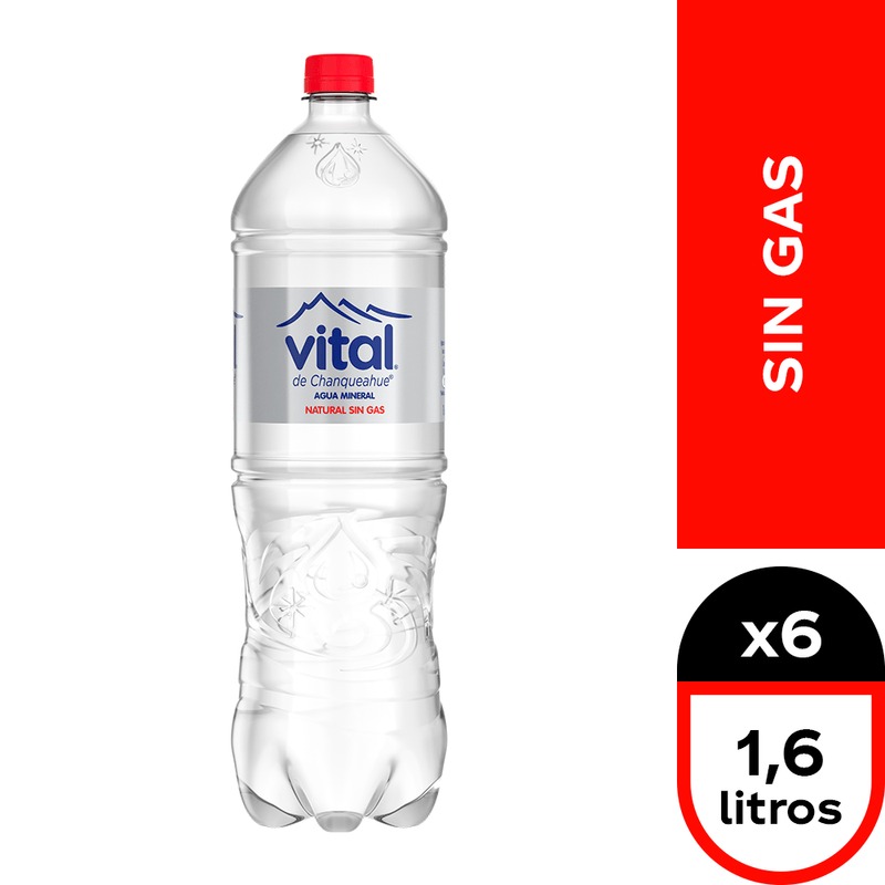 Agua Vital Con Gas 1.6 L