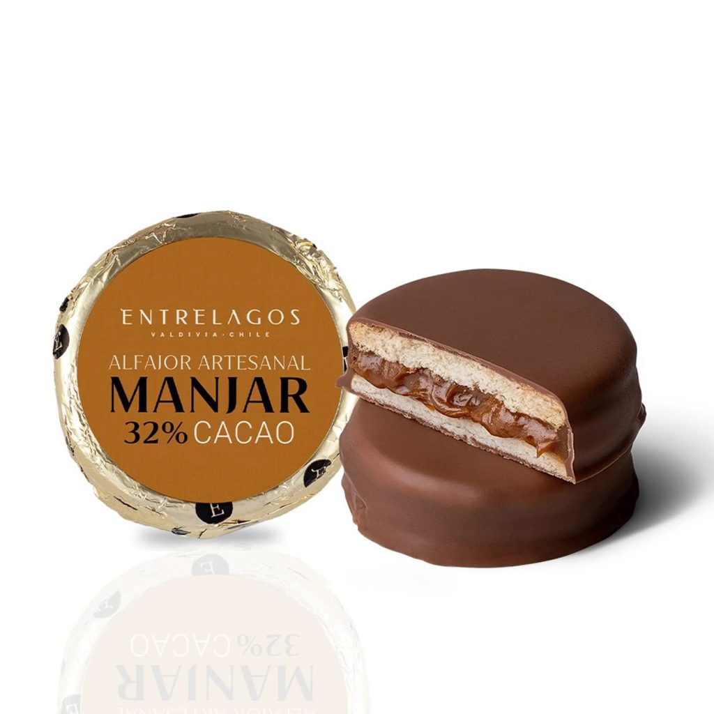 Alfajor Chocolate Relleno Manjar Individual