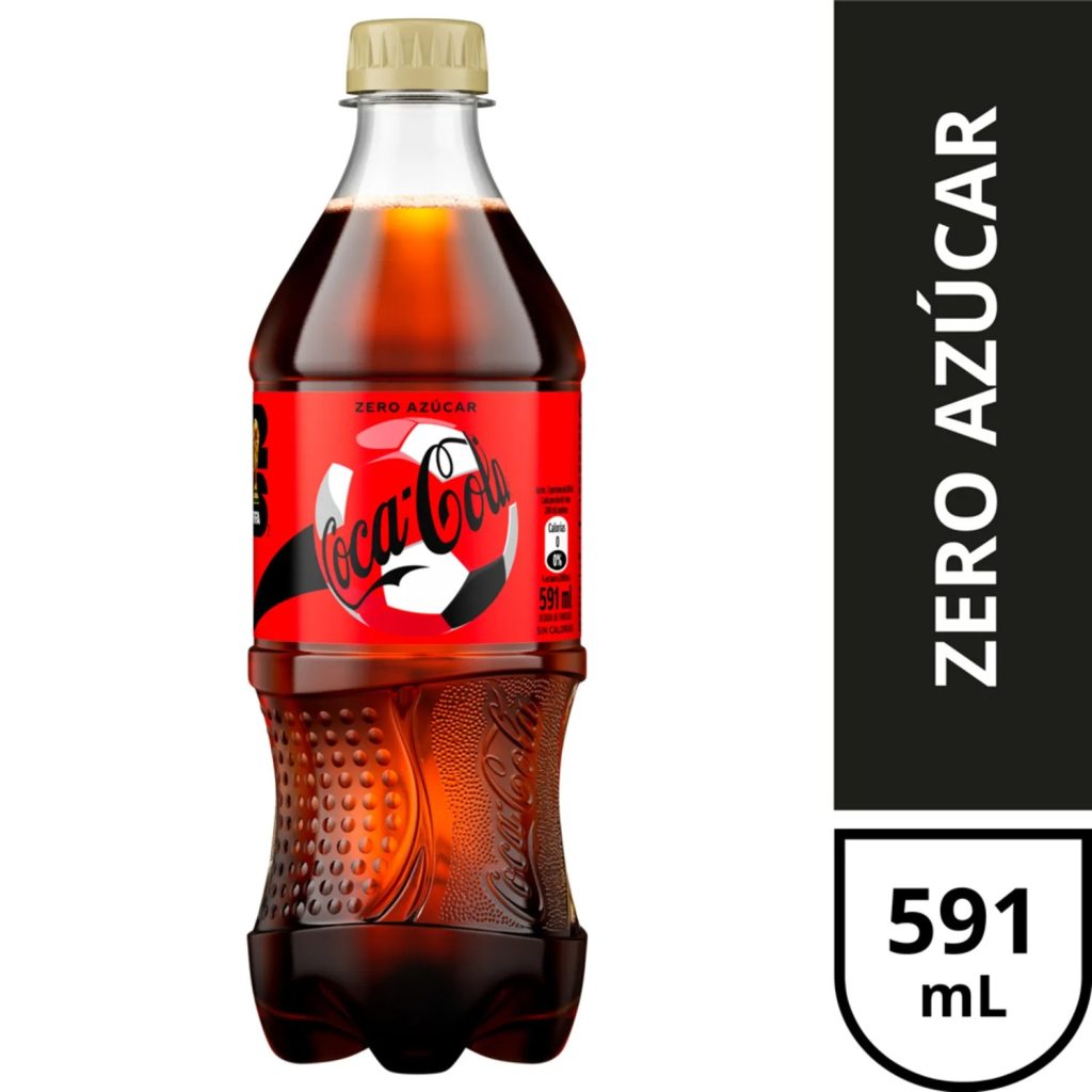 Bebida Coca-Cola Zero Desechable 591 Ml