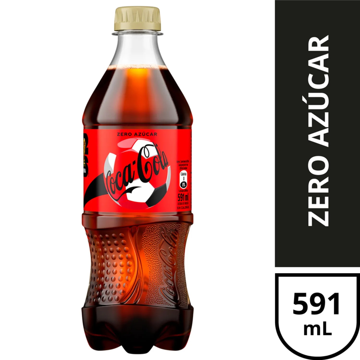 Bebida Coca-Cola Zero Desechable 591 Ml