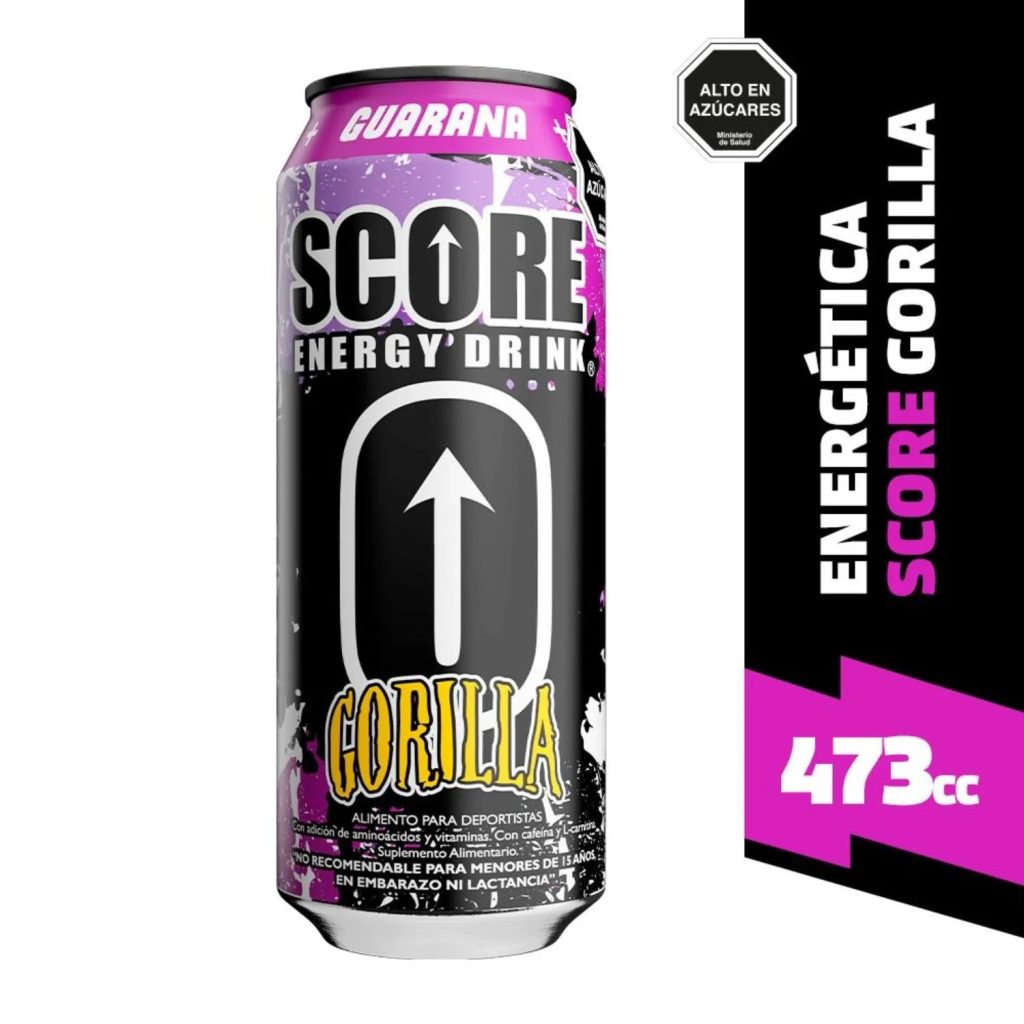 Bebida Energetica Score Gorilla Zero