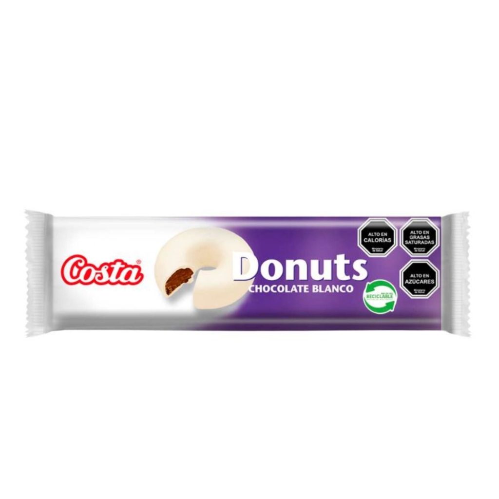 Galleta Donuts Costa Chocolate Blanco 100 G
