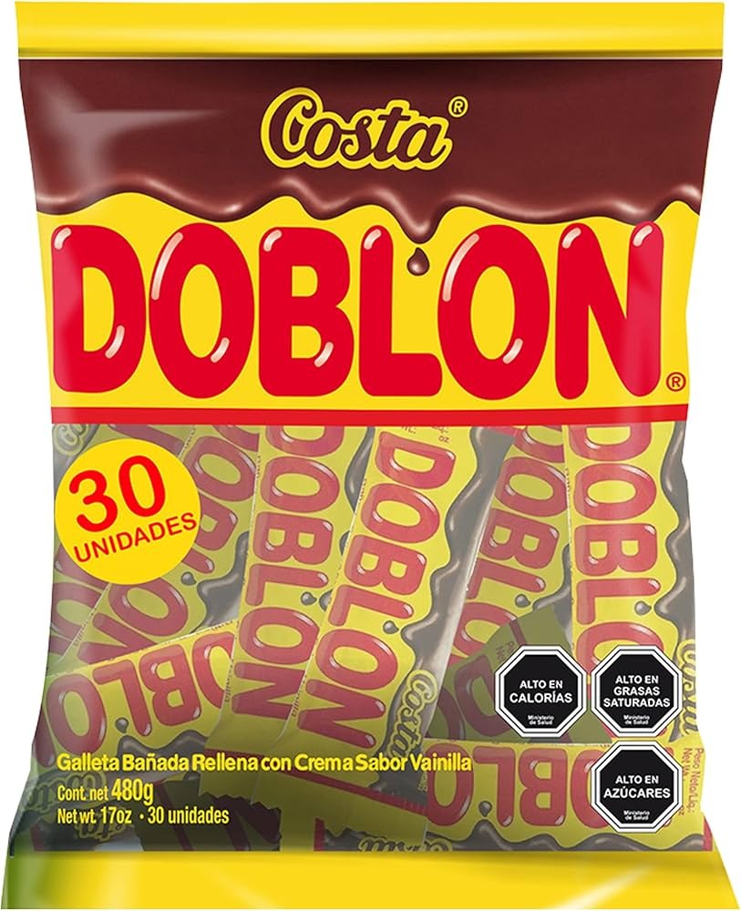 Chocolate Doblon 30 Un 480 G