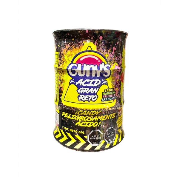 Caramelo Gunys Acid Gran Reto 30 G