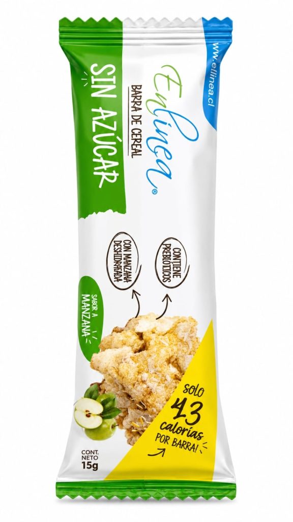 Barra Cereal Manzana en Linea 90 G
