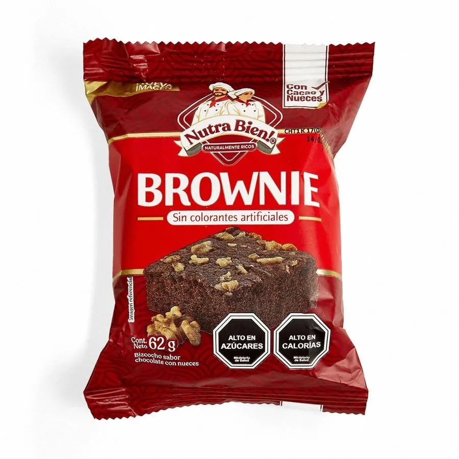 Brownie sin Colorantes