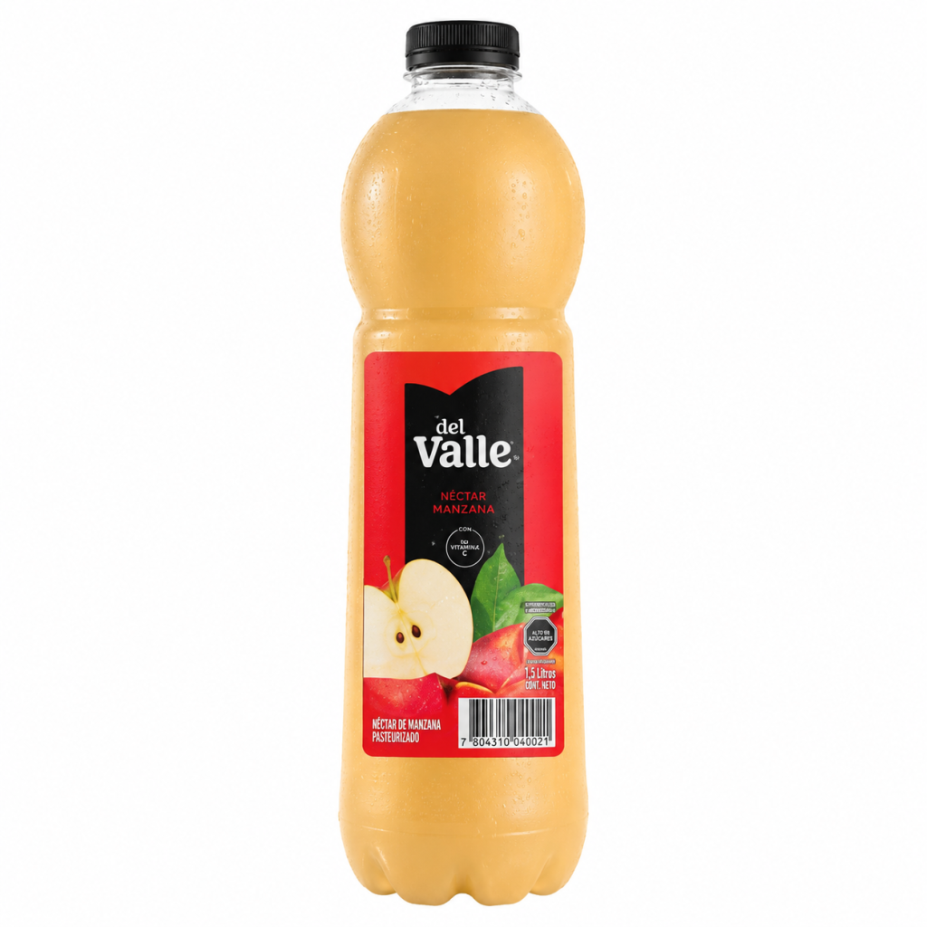 Bebida Nectar del Valle Manzana Desechable 1.5 L