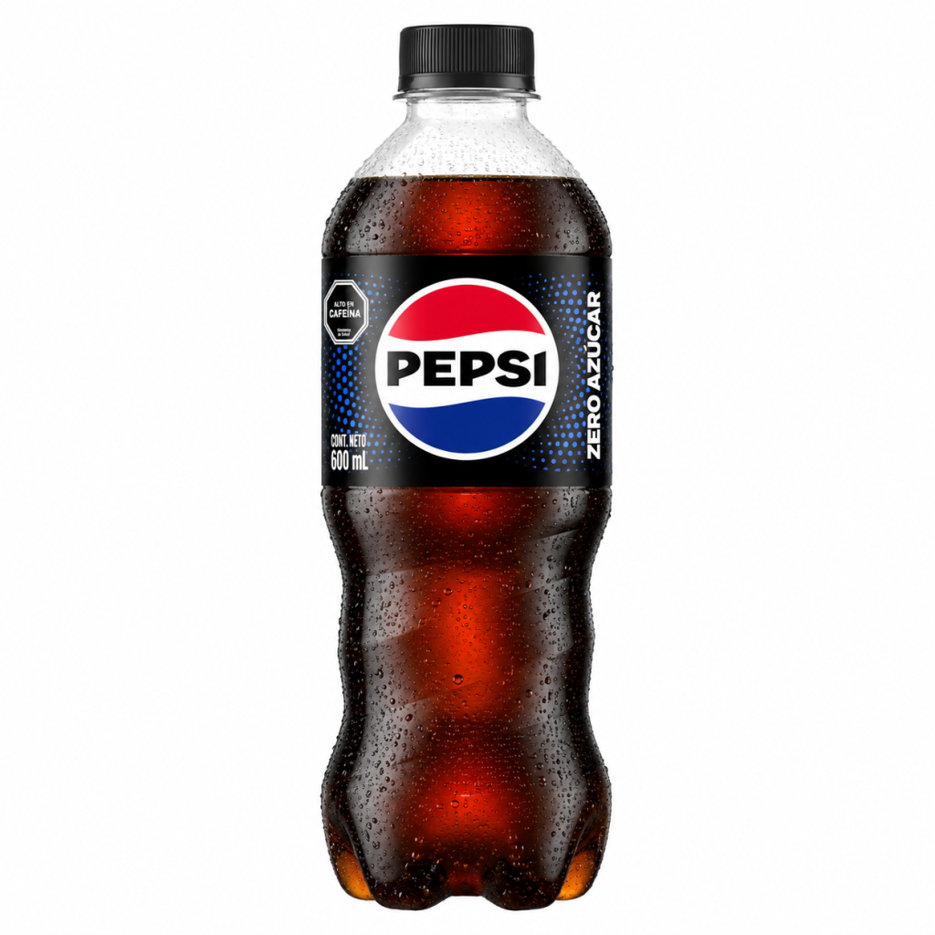 Bebida Pepsi Zero Desechable 600 ML