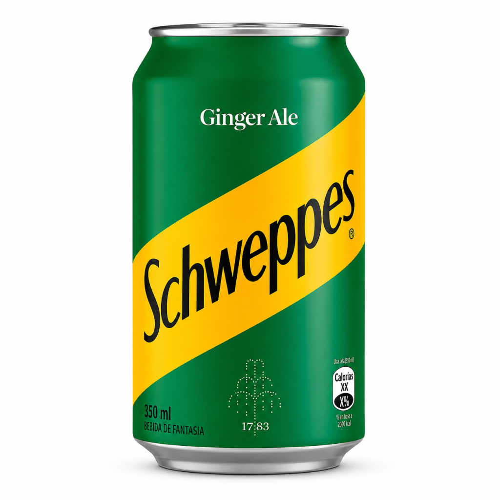 Bebida Schweppes Ginger Ale Lata 350 CC