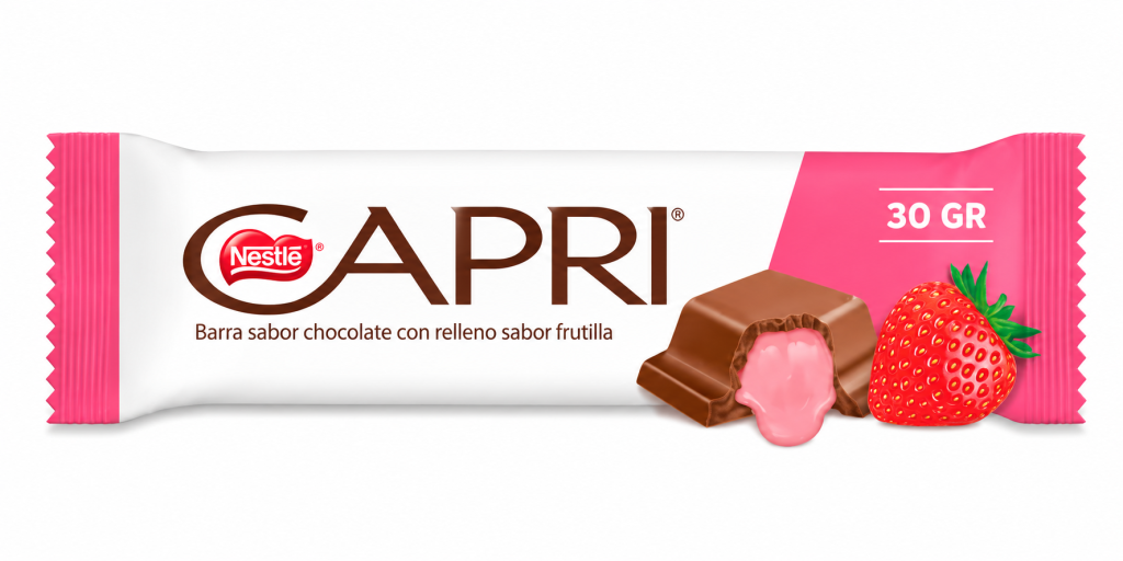 Chocolate Capri Nestle Frutilla 30 G