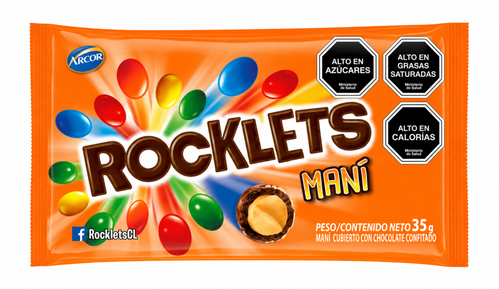 Chocolate Rocklets Mani 30g