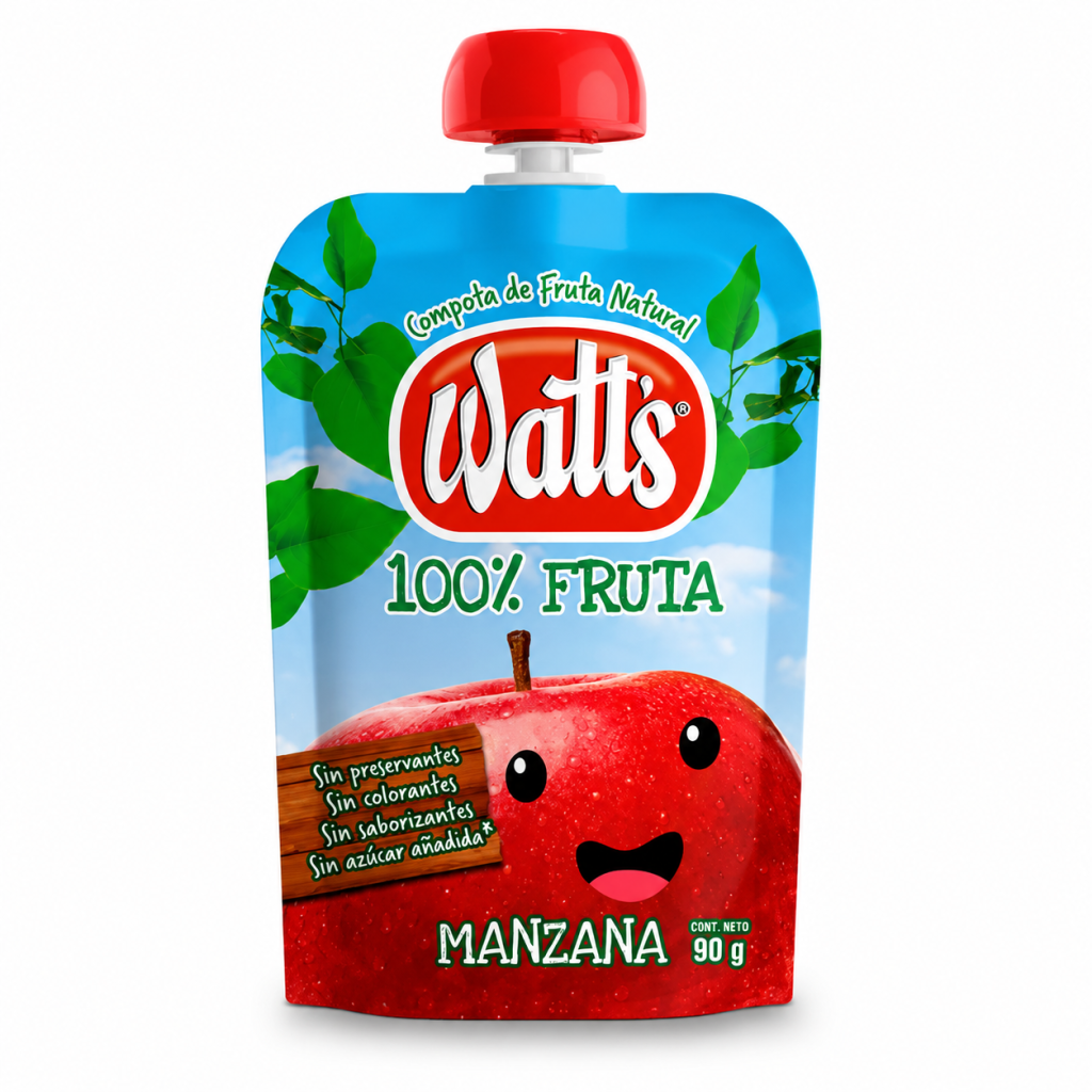 Compota Watts Manzana 90 G