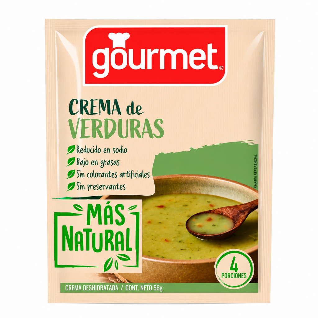 Crema Gourmet Verduras 56 G