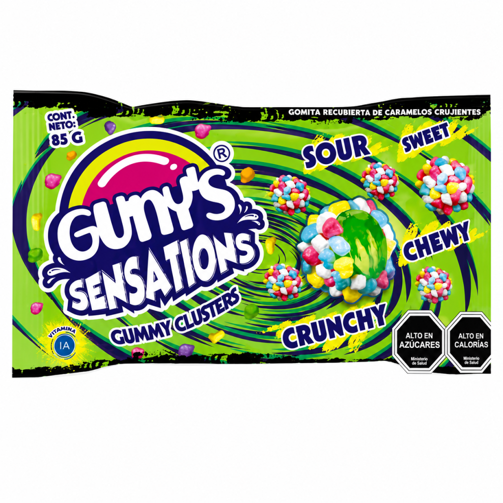 Caramelo Gunys Acid Sensations 85 G