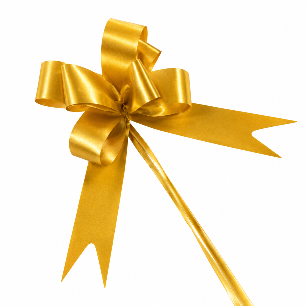 Cinta de Regalo Dorado