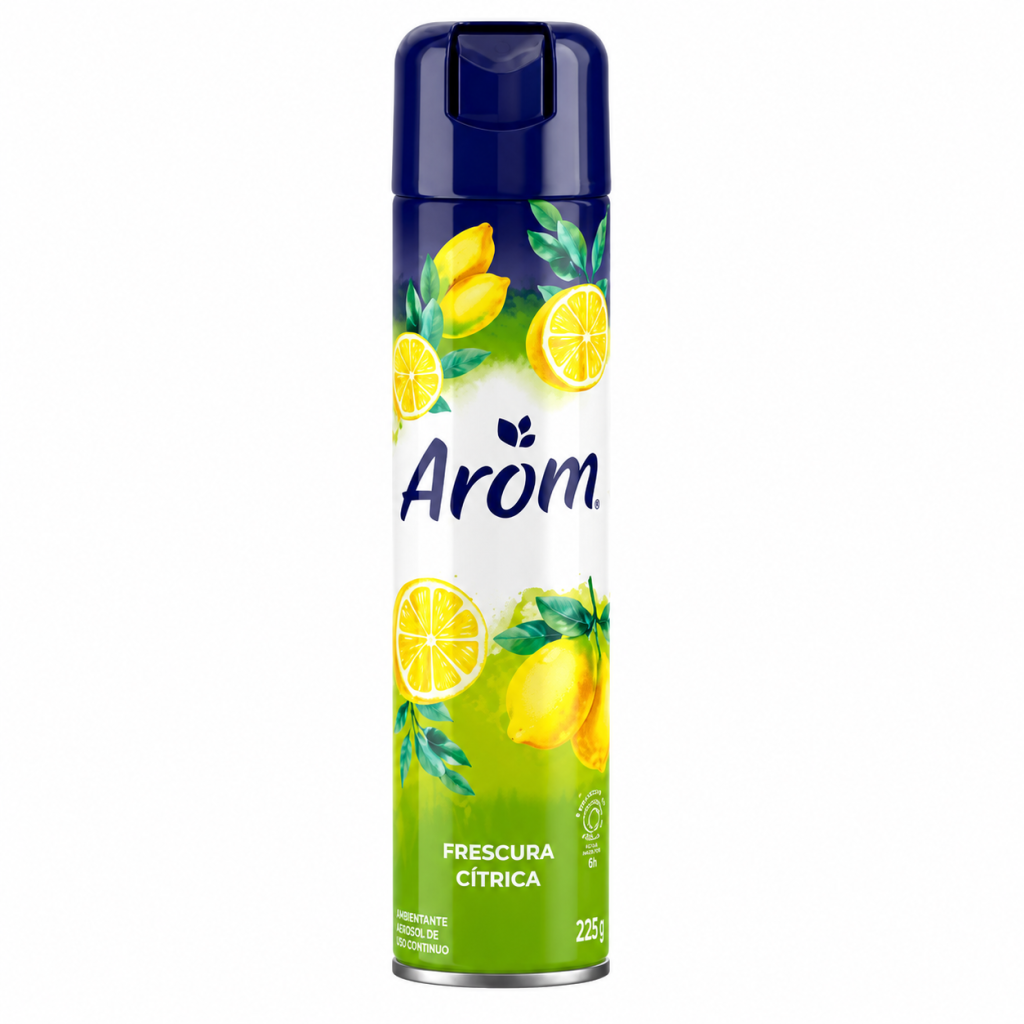 Desodorante Ambiental Arom Frescura Citrica 225 G