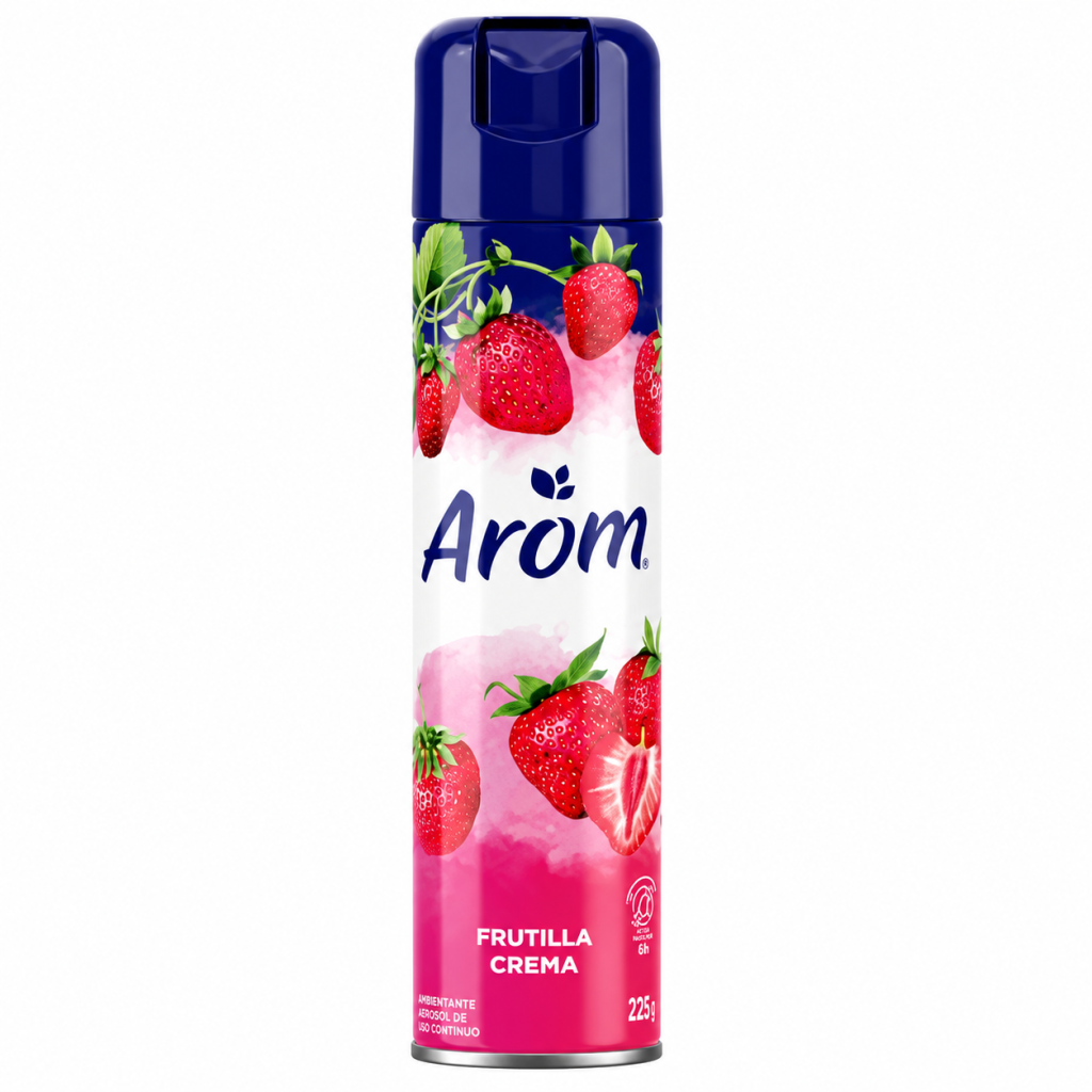 Desodorante Ambiental Arom Frutilla Crema 225 G