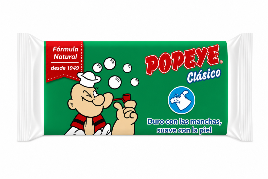 Detergente Jabon Popeye Clasico 170 G