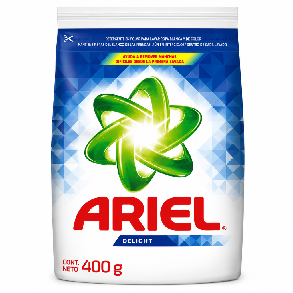 Detergente Polvo Regular Ariel 400 G