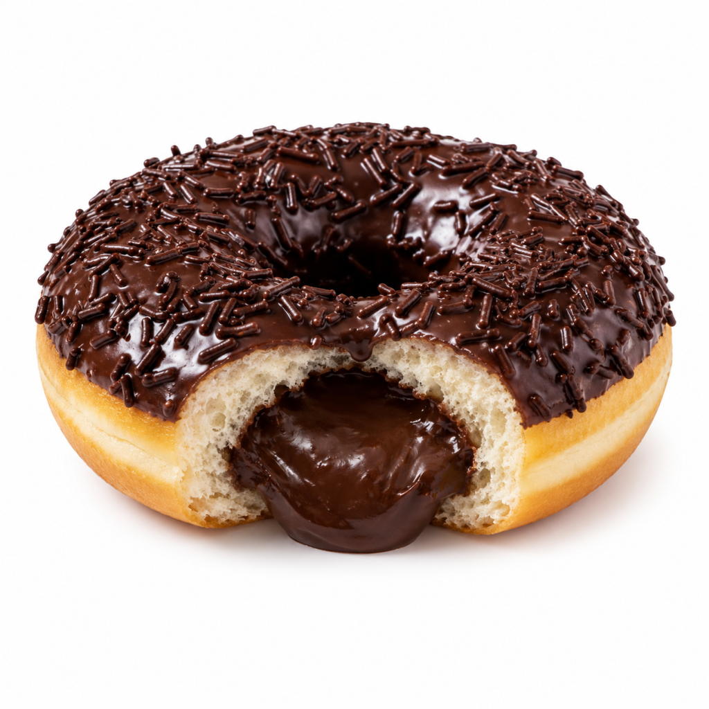 Donut Clasica Relleno Chocolate