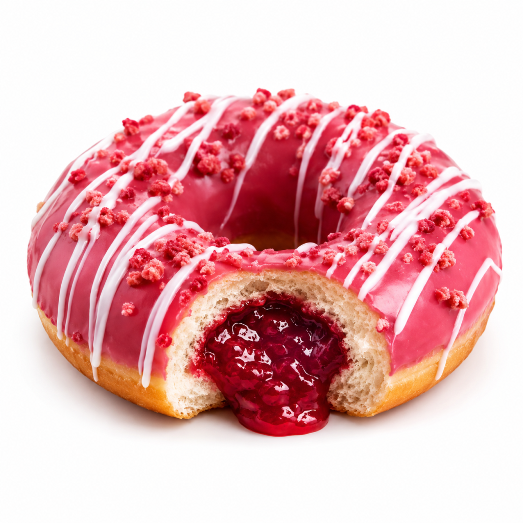 Donut Clasica Relleno Frambuesa