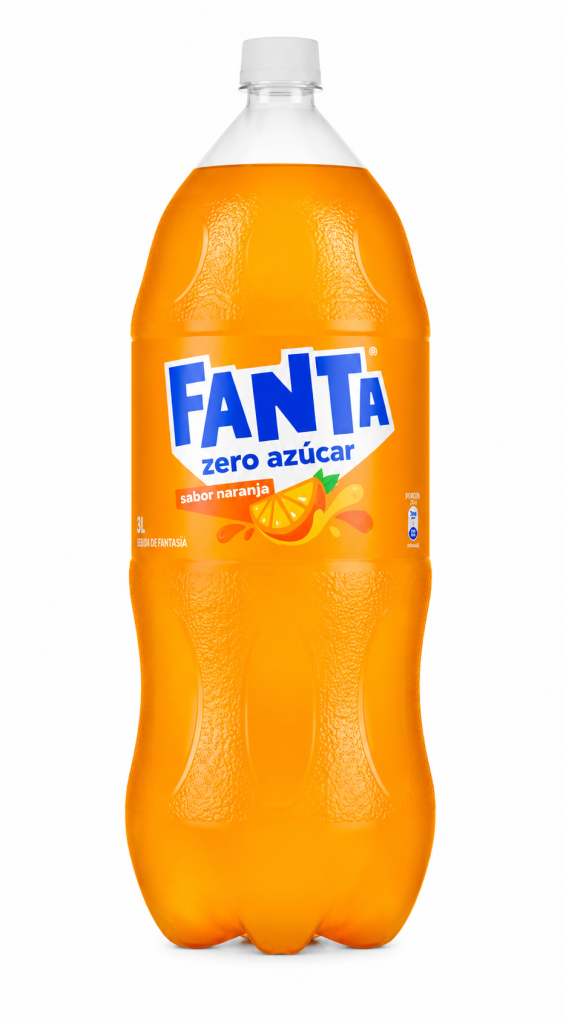 Fanta Naranja Zero Desechable 3 L