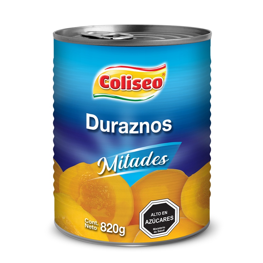 Conserva Duraznos Coliseo Mitades 820 G