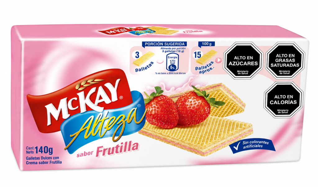 Galleta Alteza Mckay Frutilla 140g