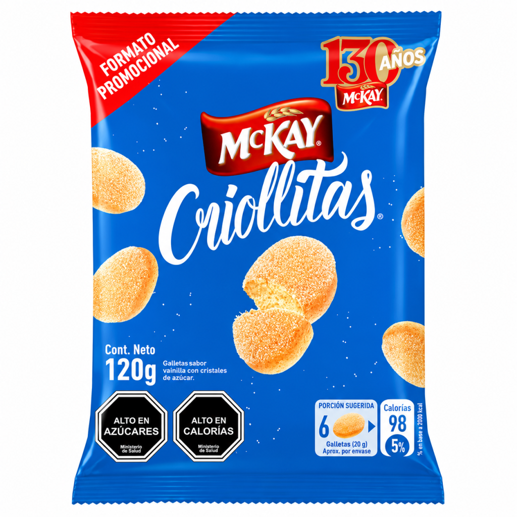 Galleta Criollita Clasica Mckay 120 G