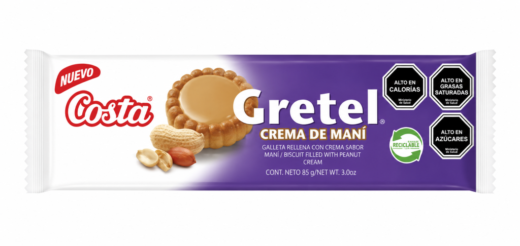 Galleta Gretel Costa Crema de Mani 85 G