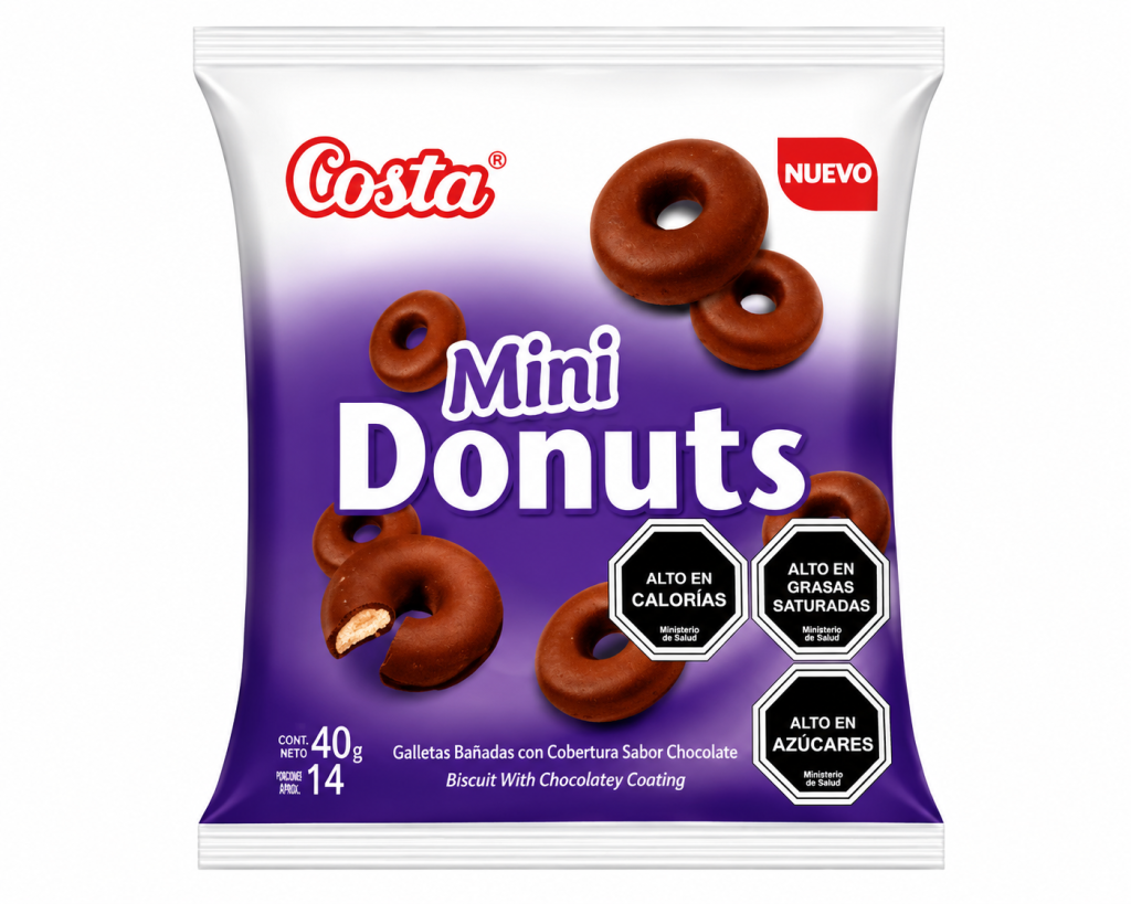 Galleta Mini Donuts Costa Chocolate 40 G
