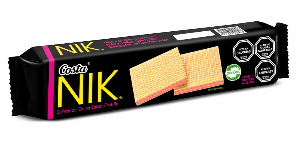 Galleta Nik Costa Frutilla 71 G