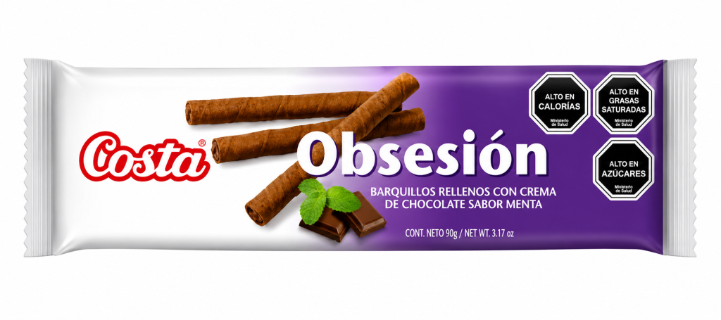 Galleta Obsesion Costa Chocolate y Menta 85 G
